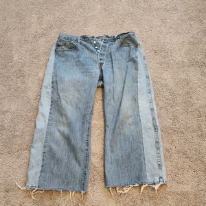 B Sides Barrel Style Raw Hem Sz 32